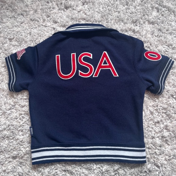 Vintage Roots.2004 USA Olympic Button Up Shirt (Kids) - Picture 2 of 6